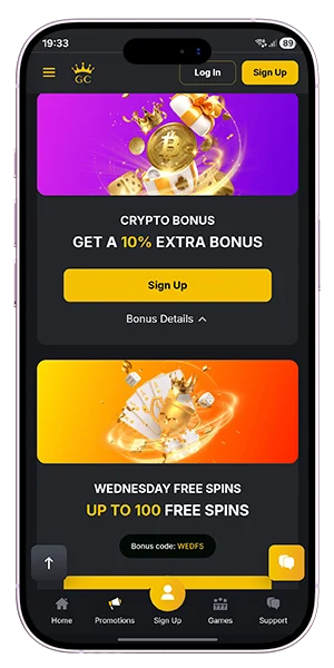 Golden Crown Casino Bonuses